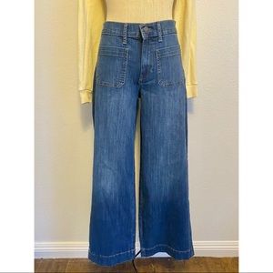 Banana Republic High-Rise Wide Leg Denim